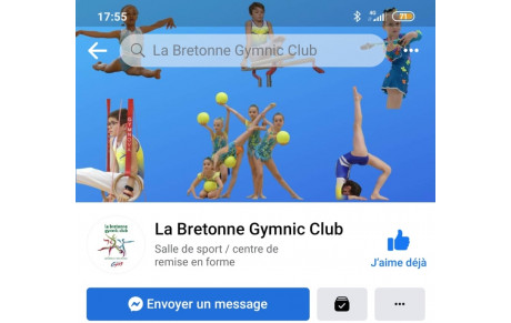 La Bretonne Gymnic club sur Instagram et Facebook 