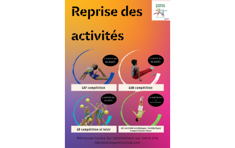 Reprise des activités 