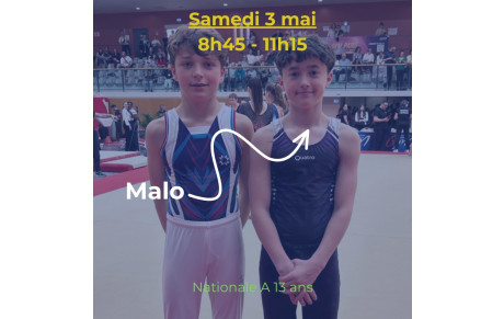 🔵🟡 GAM - Organigramme des championnats de France -3 &amp; 4 mai